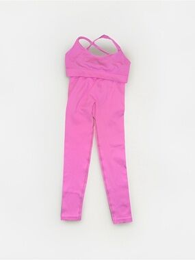 SHEIN Hot Pink Seamless Workout Set - Sports Bra & Leggings